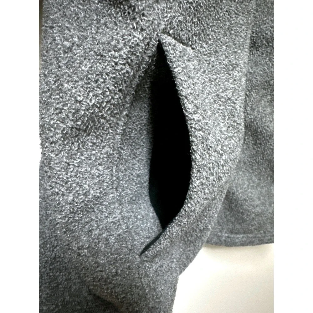 The North Face Men’s Denali Polartec Fleece Jacket Gray‎ Black Full Zip Small